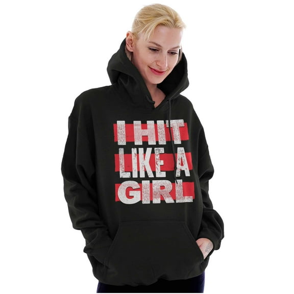 Proud Woman Martial Arts Fighter Hoodie Sweatshirt Women Brisco Brands X