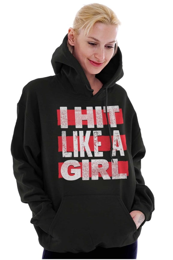Proud Woman Martial Arts Fighter Hoodie Sweatshirt Women Brisco Brands X