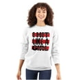 thumbnail image 1 of Proud Woman Martial Arts Fighter Women Plus Size Crewneck Sweatshirt Brisco Brands 2X, 1 of 5