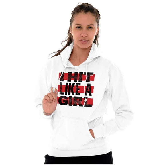 Proud Woman Martial Arts Fighter Women Plus Size Graphic Pullover Hoodie Brisco Brands 4X