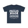 thumbnail image 1 of Proud dad Afghan hound Dog Dad Owner Father's Day Unisex T-shirt S-3XL, 1 of 2