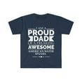 thumbnail image 1 of Proud dad American water spaniel Dog Dad Father's Day Unisex T-shirt S-3XL, 1 of 2