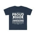 thumbnail image 1 of Proud dad Dalmatian Dog Dad Owner Father's Day Unisex T-shirt S-3XL, 1 of 2