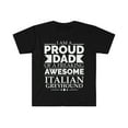 thumbnail image 1 of Proud dad Italian greyhound Dog Dad  Father's Day Unisex T-shirt S-3XL, 1 of 2