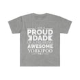 thumbnail image 1 of Proud dad Yorkipoo Unisex T-shirt S-3XL Dog Dad Owner Father's Day, 1 of 2
