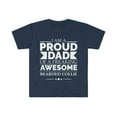 thumbnail image 1 of Proud dad bearded collie Dog Dad Owner Father's Day Unisex T-shirt S-3XL, 1 of 2