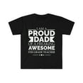thumbnail image 1 of Proud dad of an awesome 5th grade teacher Unisex T-shirt S-3XL Father's Day, 1 of 2