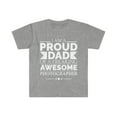 thumbnail image 1 of Proud dad of an awesome Photographer Unisex T-shirt S-3XL Father's Day, 1 of 2