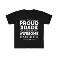 thumbnail image 1 of Proud dad of an awesome daughter Unisex T-shirt S-3XL Father's Day, 1 of 2