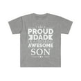 thumbnail image 1 of Proud dad of an awesome son Unisex T-shirt S-3XL Father's Day, 1 of 2