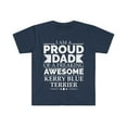 thumbnail image 1 of Proud dad of kerry blue terrier Dog Dad Father's Day Unisex T-shirt S-3X, 1 of 2
