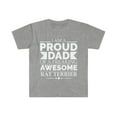 thumbnail image 1 of Proud dad rat terrier Unisex T-shirt S-3XL Dog Dad Owner Father's Day, 1 of 2