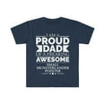 thumbnail image 1 of Proud dad small Munsterlander Unisex T-shirt S-3XL Dog Dad Father's Day, 1 of 2