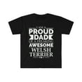 thumbnail image 1 of Proud dad welsh terrier Unisex T-shirt S-3XL Dog Dad Owner Father's Day, 1 of 2