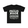 thumbnail image 1 of Proud dad whippet Unisex T-shirt S-3XL Dog Dad Owner Father's Day, 1 of 2