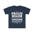 thumbnail image 1 of Proud dad whippet Unisex T-shirt S-3XL Dog Dad Owner Father's Day, 1 of 2