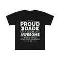 thumbnail image 1 of Proud dad wirehaired pointing griffon Unisex T-shirt S-3XL Father's Day, 1 of 2