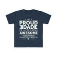 thumbnail image 1 of Proud dad wirehaired pointing griffon Unisex T-shirt S-3XL Father's Day, 1 of 2
