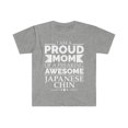 thumbnail image 1 of Proud mom Japanese chin Dog Mom Owner Mother's Day Unisex T-shirt S-3XL, 1 of 2