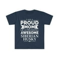 thumbnail image 1 of Proud mom Siberian husky Dog Mom Owner Mother's Day Unisex T-shirt S-3XL, 1 of 2