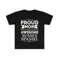 thumbnail image 1 of Proud mom Sussex spaniel Dog Mom Owner Mother's Day Unisex T-shirt S-3XL, 1 of 2