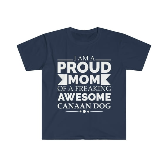 Proud mom canaan Dog Mom Owner Mother's Day Unisex T-shirt S-3XL