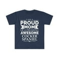 thumbnail image 1 of Proud mom cocker spaniel Dog Mom Owner Mother's Day Unisex T-shirt S-3XL, 1 of 2