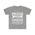 thumbnail image 1 of Proud mom of Saint Bernard Dog Mom Owner Mother's Day Unisex T-shirt S-3XL, 1 of 2
