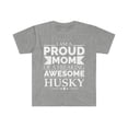 thumbnail image 1 of Proud mom of an awesome Husky Dog Mom Mother's Day Unisex T-shirt S-3XL, 1 of 2