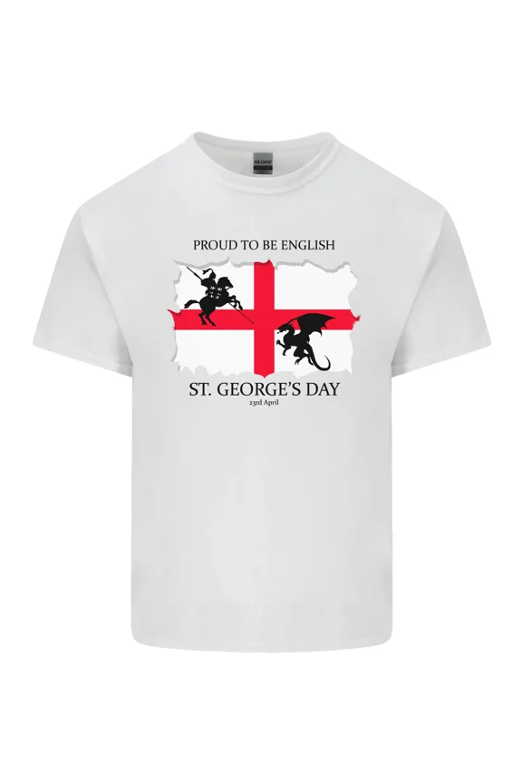 Proud to Be English for a St and George's and Day and Flag and Patriotic Unisex T-Shirt, up to size 5xl