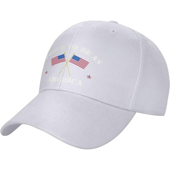 Proud to Be an American Hat God Bless America 4th of July American The Fist Trucker Hats Men Women Gift Baseball Cap