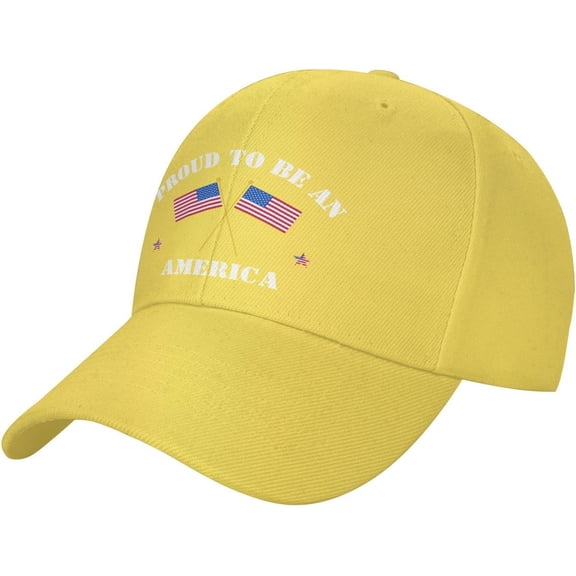 Proud to Be an American Hat God Bless America 4th of July American The Fist Trucker Hats Men Women Gift Baseball Cap