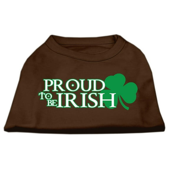 Pet Dog Cat Shirt Screen Printed, "Proud To Be Irish"