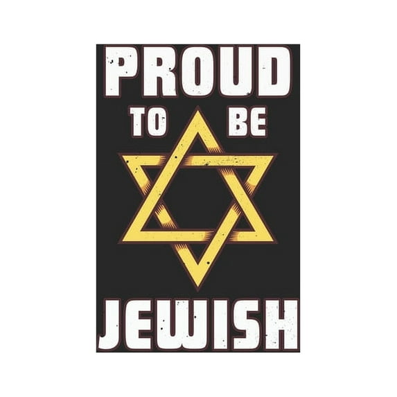 Proud to be Jewish: Paper Games Tic Tac Toe (6x9 Inches) with 120 Pages (Paperback)