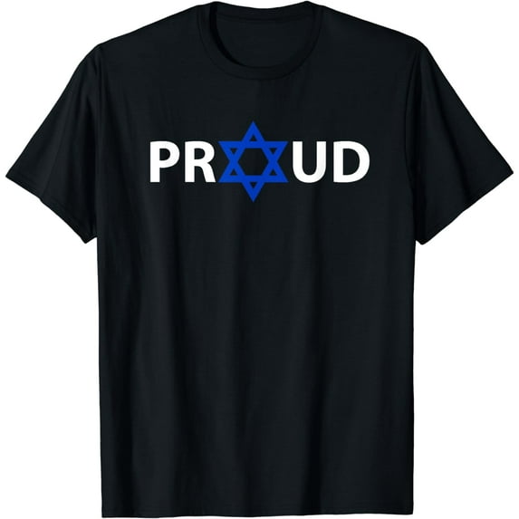 Proud to be Jewish: Star of David - Blue Version T-Shirt
