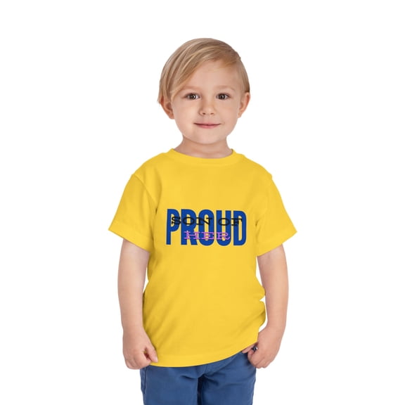 Proud  to be her Son  - Toddler Short Sleeve Tee