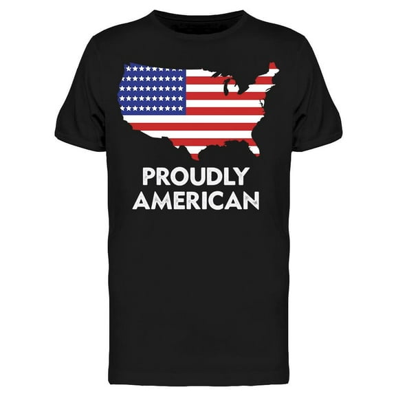 Proudly American Men's T-shirt