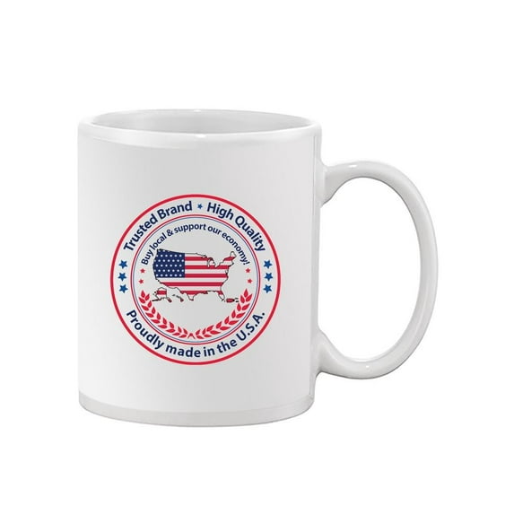 Proudly Made In The Usa Stamp. Mug -Image by Shutterstock,