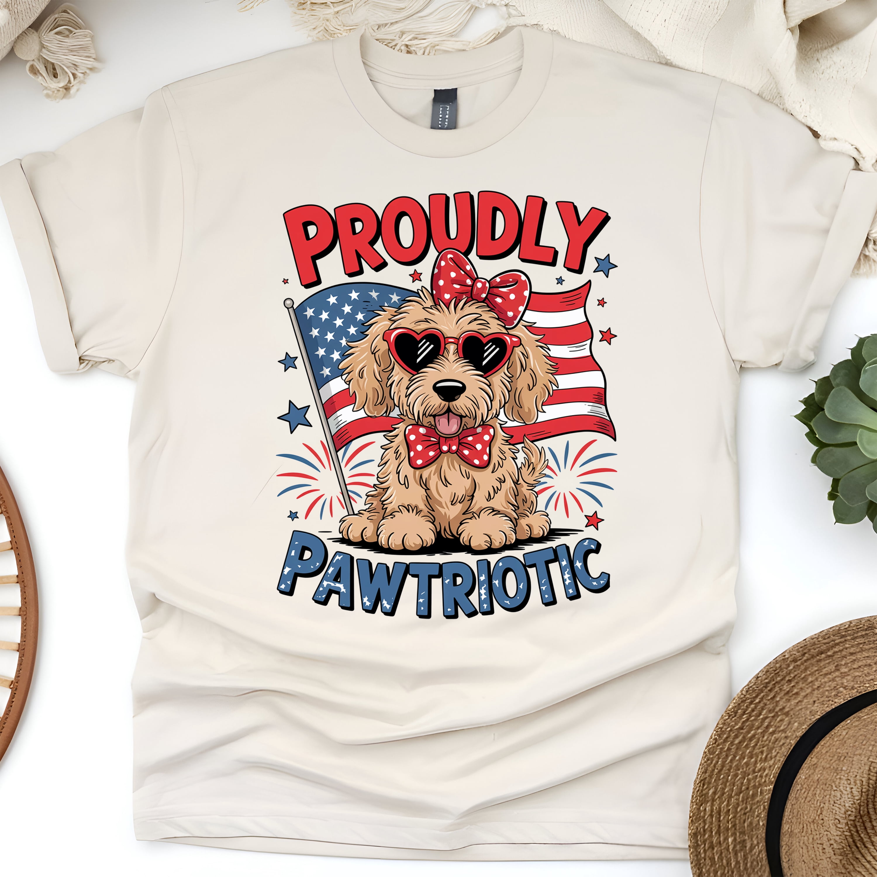 Hound Dog Fourth Of July T Shirt Design Vector Download