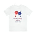 thumbnail image 1 of Proudly Toasting America Since 1776 | Women's 4th of July Tee | Wine Lover, 1 of 8