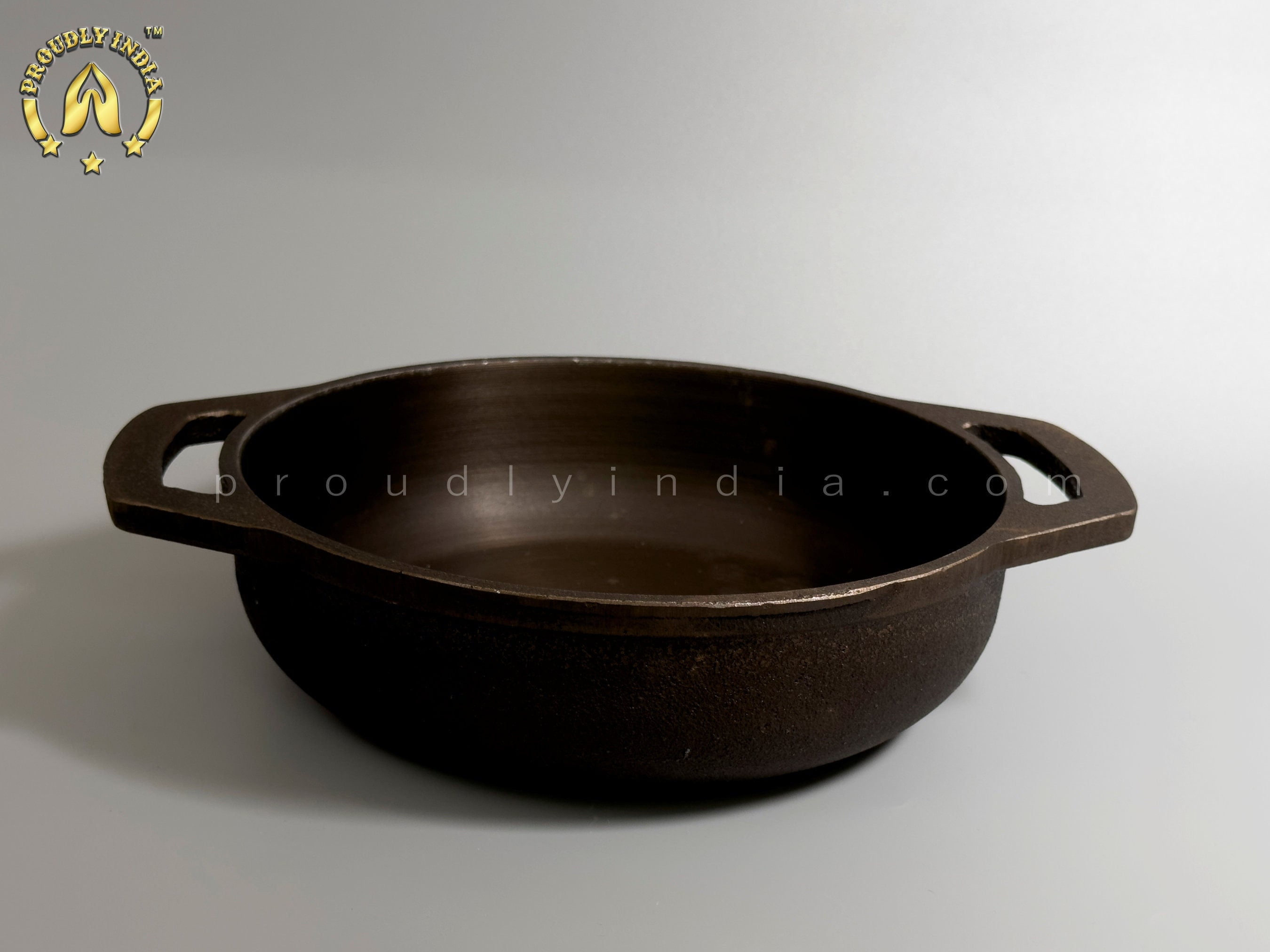 ProudlyIndia Cast Iron Kadai, Kadhai, Indian Kadai, Karahi Wok, Indian