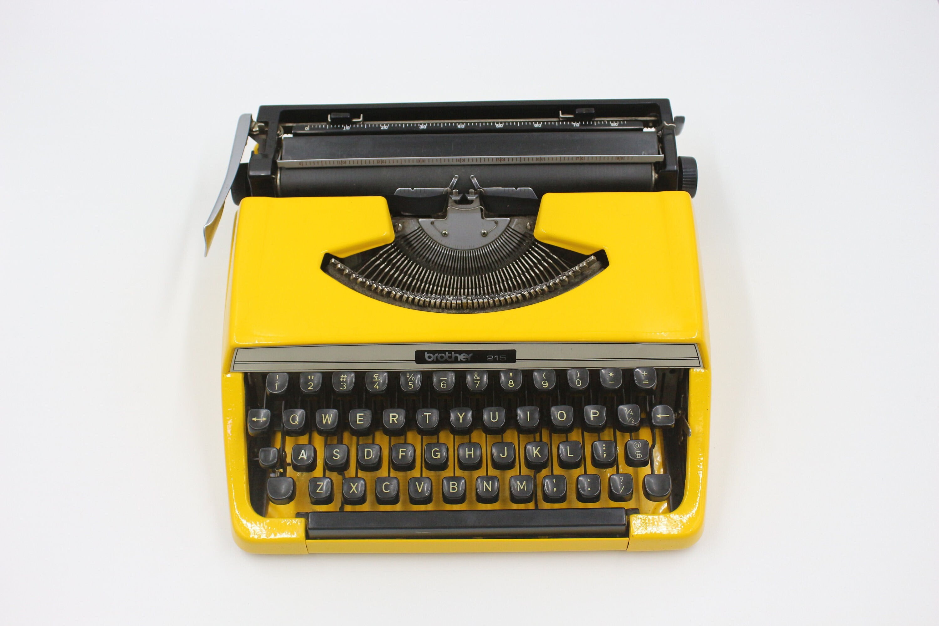 ProudlyIndia Original Yellow Brother Deluxe 220 Vintage Typewriter
