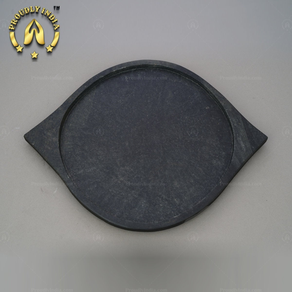 Proudlyindia Stone Tawa, Soapstone Pan, Soapstone Cookware, Dosa Kallu