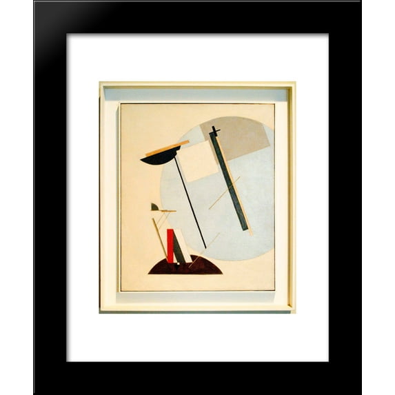 Proun 3 A 20x24 Framed Art Print by El Lissitzky