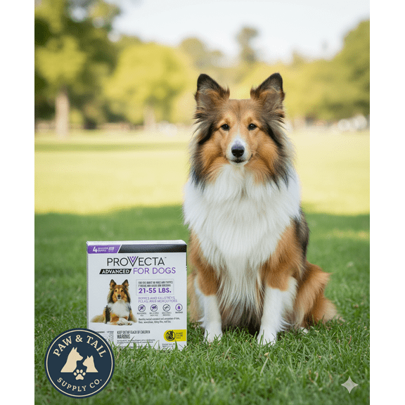 Provecta Advanced Flea Tick Large Dogs 2155 lbs 4-Month Topical Application