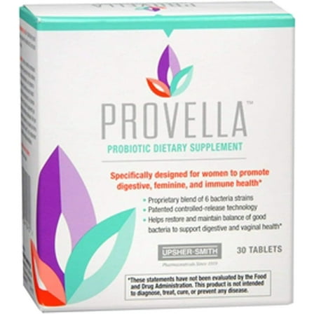 Provella Women's Probiotic Dietary Supplement Tablets, 30 Count