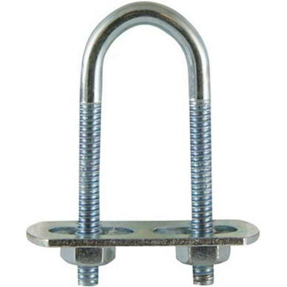 Proven Brands 61502 Zinc Plate U Bolt - 0.37 x 3.5 x 5.25 in.