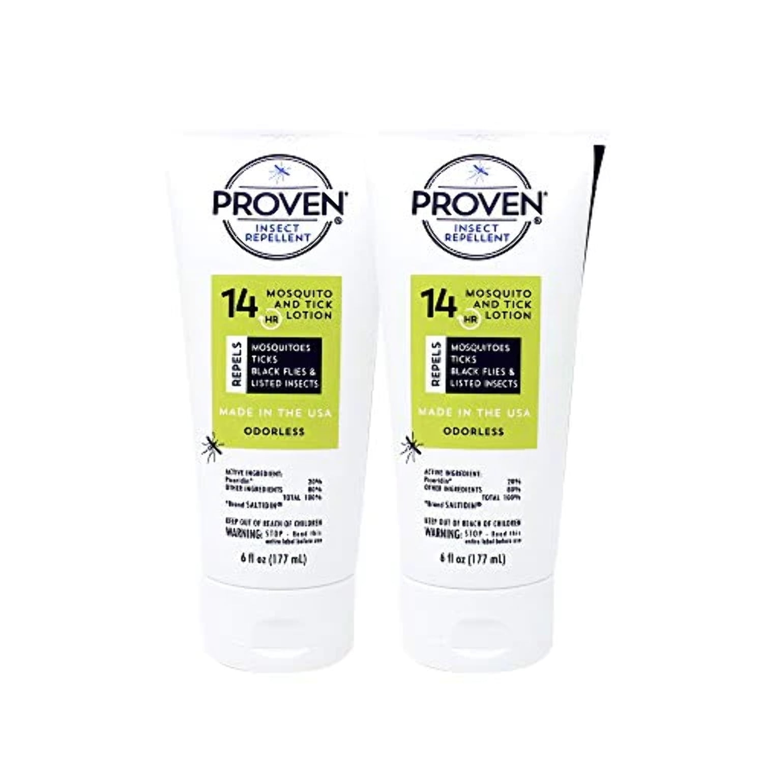 Proven Insect Repellent Lotion Protects Against Mosquitoes Ticks and Flies 6 oz Odorless 3 Pack