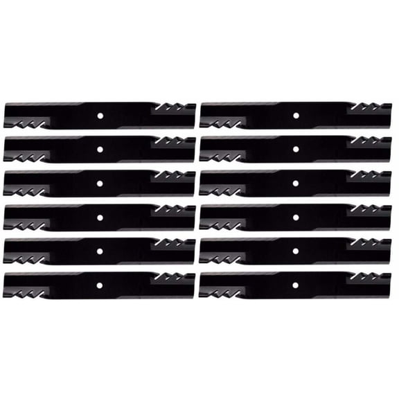 Proven Part 12-Pack Toothed Mulching Blade Fits Exmark 116-5176-S
