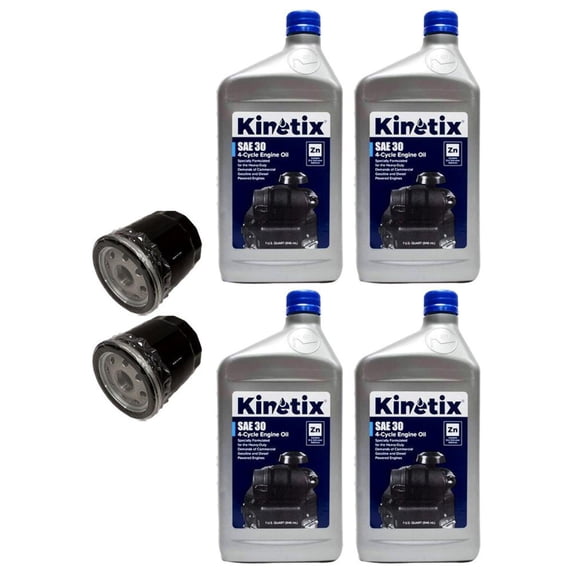 Proven Part 2 Oil Filters 4 Quarts 30W Oil Fits 49065-2017, 499532, 12-050-01